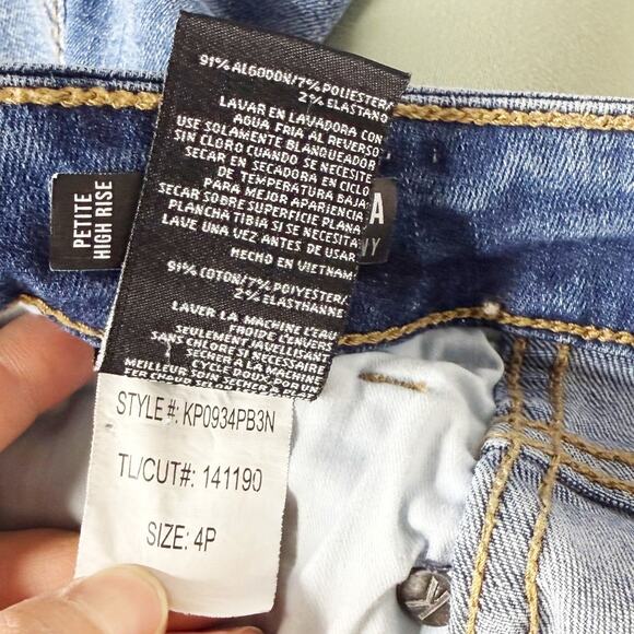 Kut From The Kloth 4P High Rise Donna Fab Ab Ankle Skinny Jeans Medium Wash Blue - Picture 9 of 9